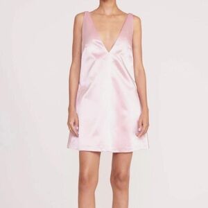 Staud Teagan Pink Mini Dress!